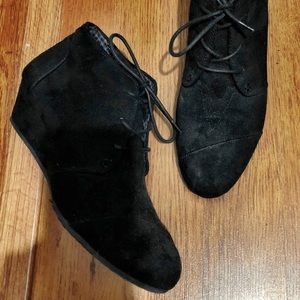 Wedge booties